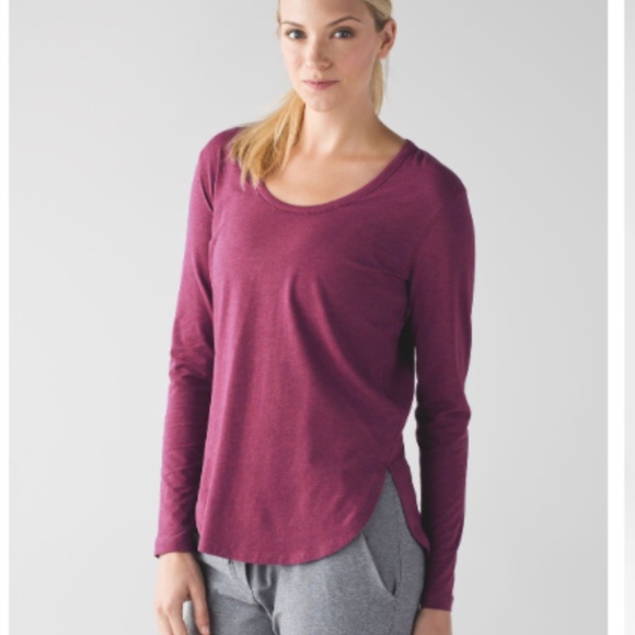lululemon athletica Tops - Lululemon Love Scoop Long Sleeve Tee Shirt Top